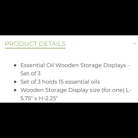 Essential oil display set of 3 - Picture 3 of 3